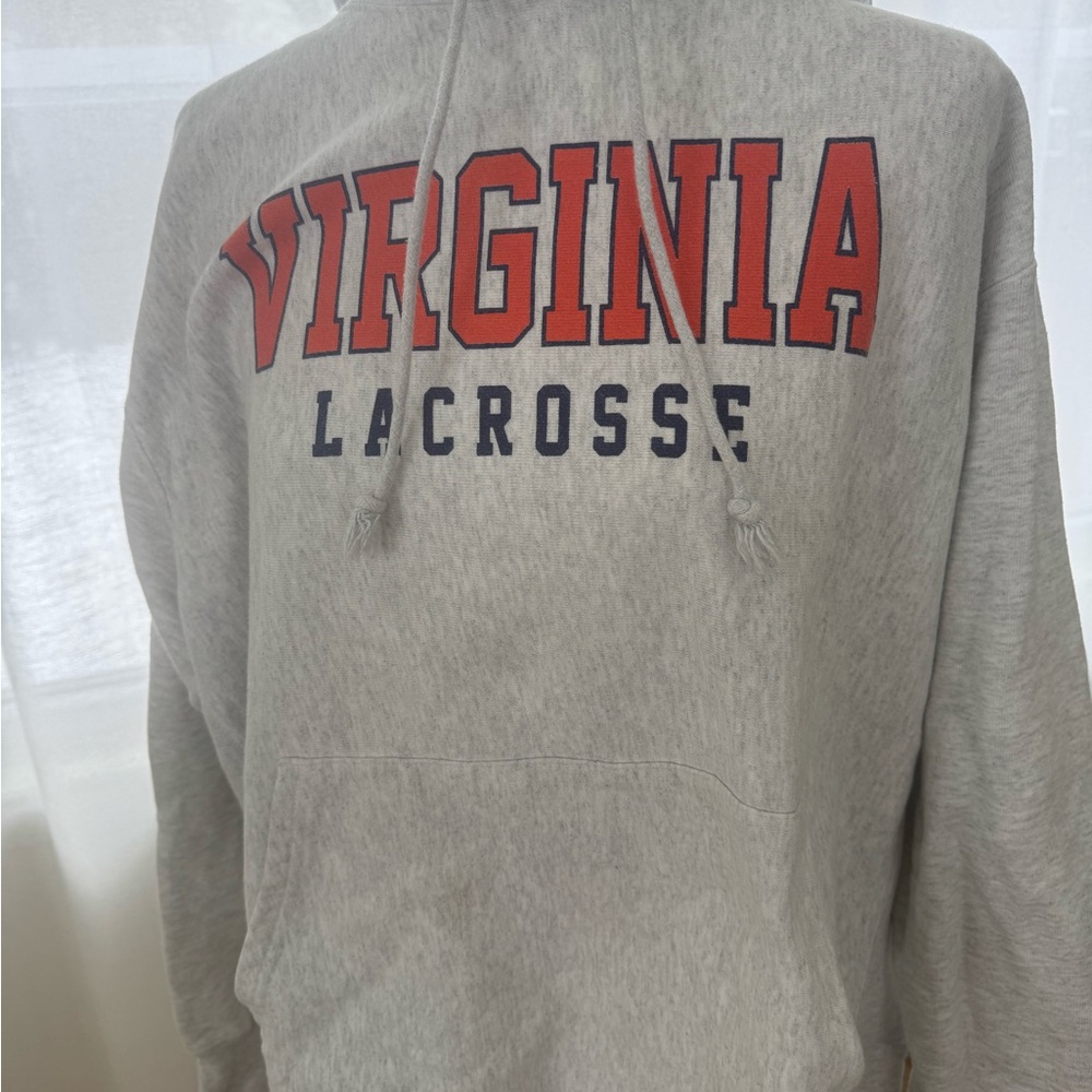 Champion Gray Virginia Lacrosse Hoodie